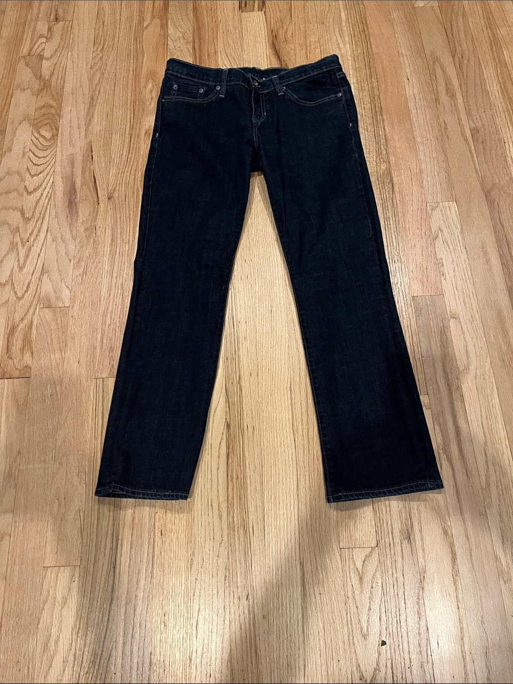 GAP Women's Straight-Leg Jeans in Black Wash